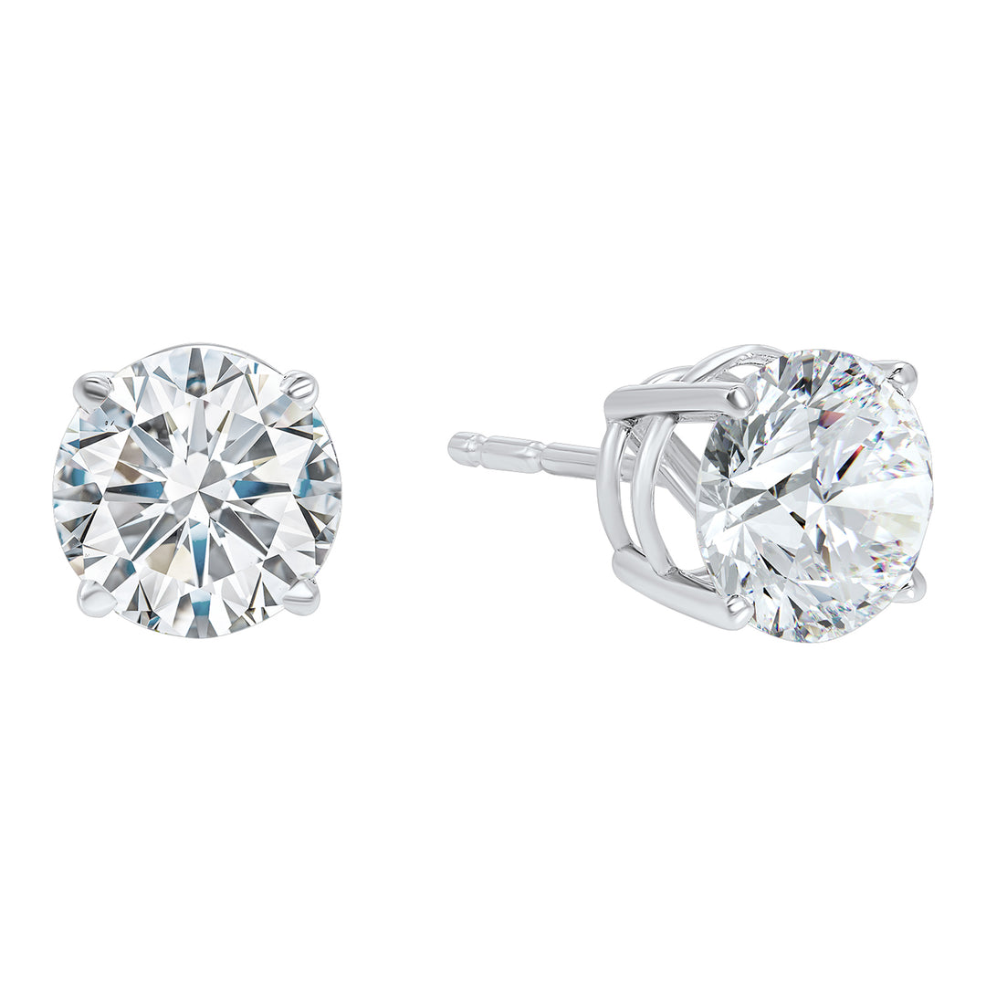 14Kt White Gold Diamond 2Ctw Earring