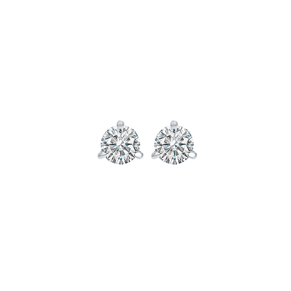 14Kt White Gold Diamond 1/10Ctw Earring