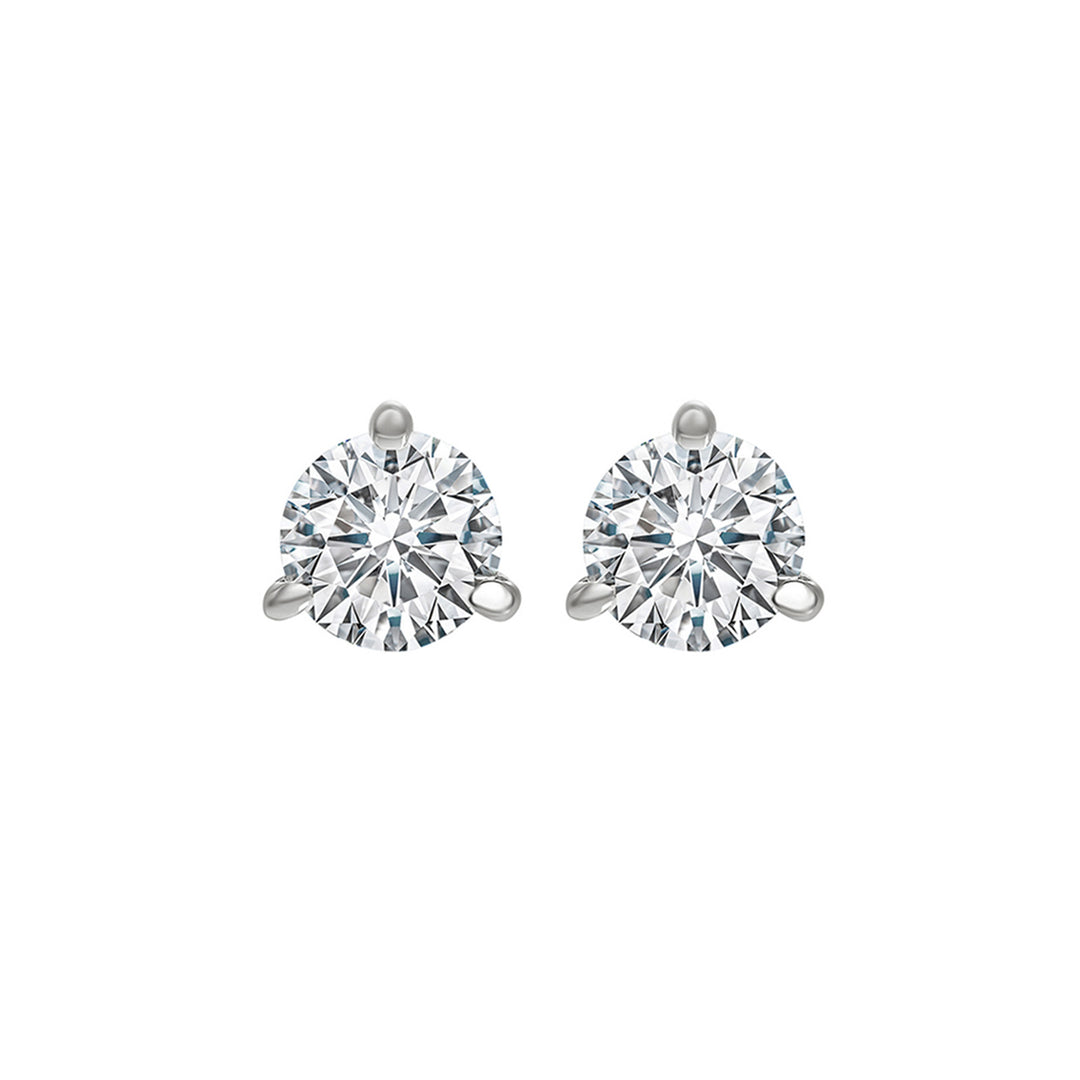 14Kt White Gold Diamond 5/8Ctw Earring