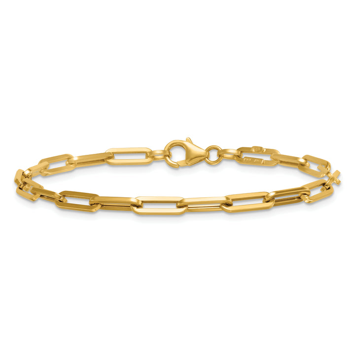 14k Polished 7.5in Paperclip Link Bracelet