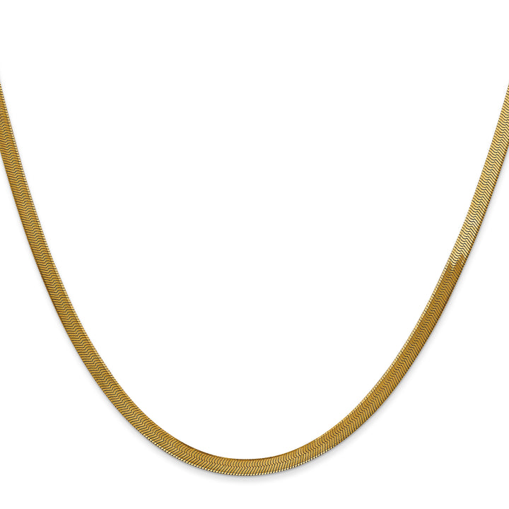 14k 3mm Silky Herringbone Chain
