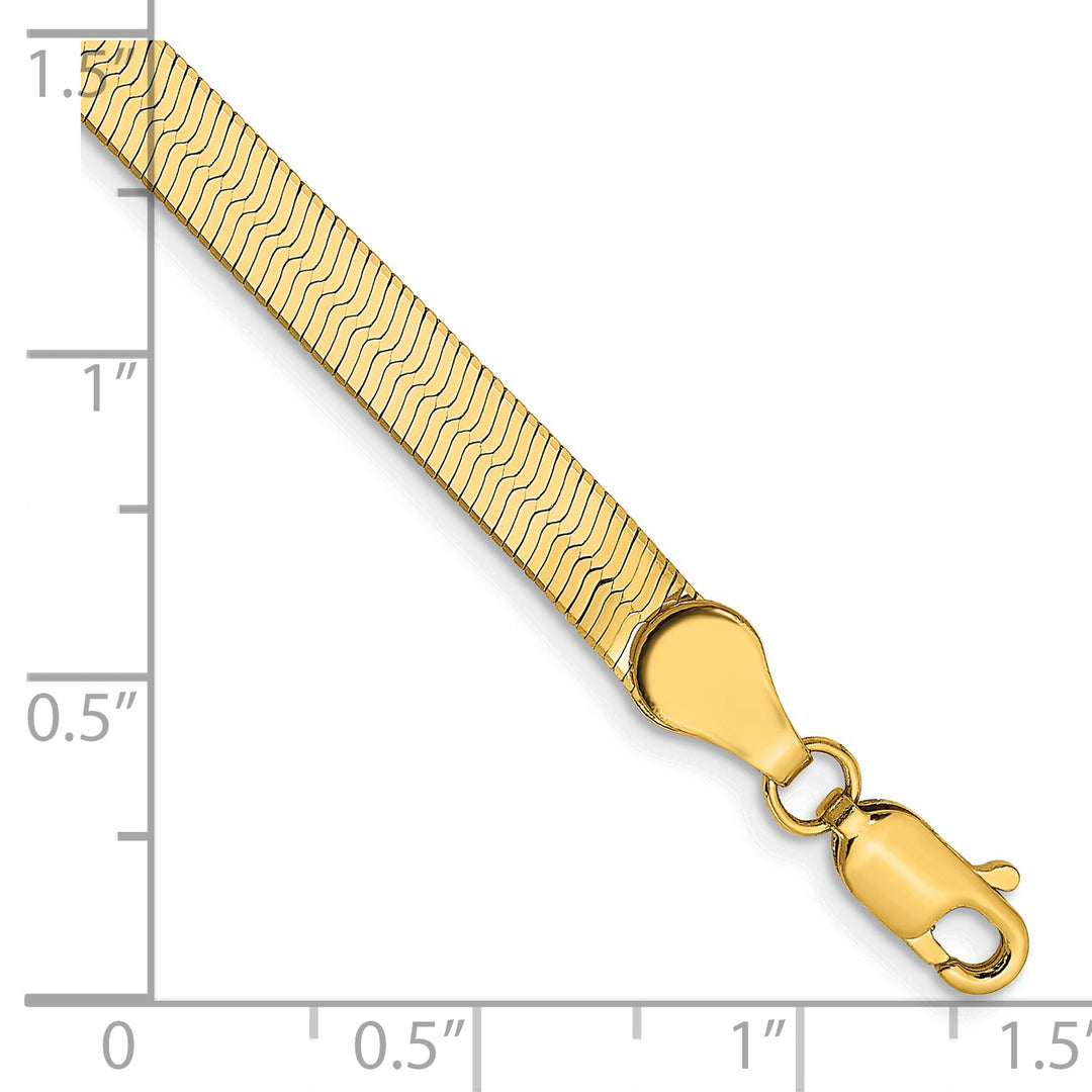 14k 4mm Silky Herringbone Chain