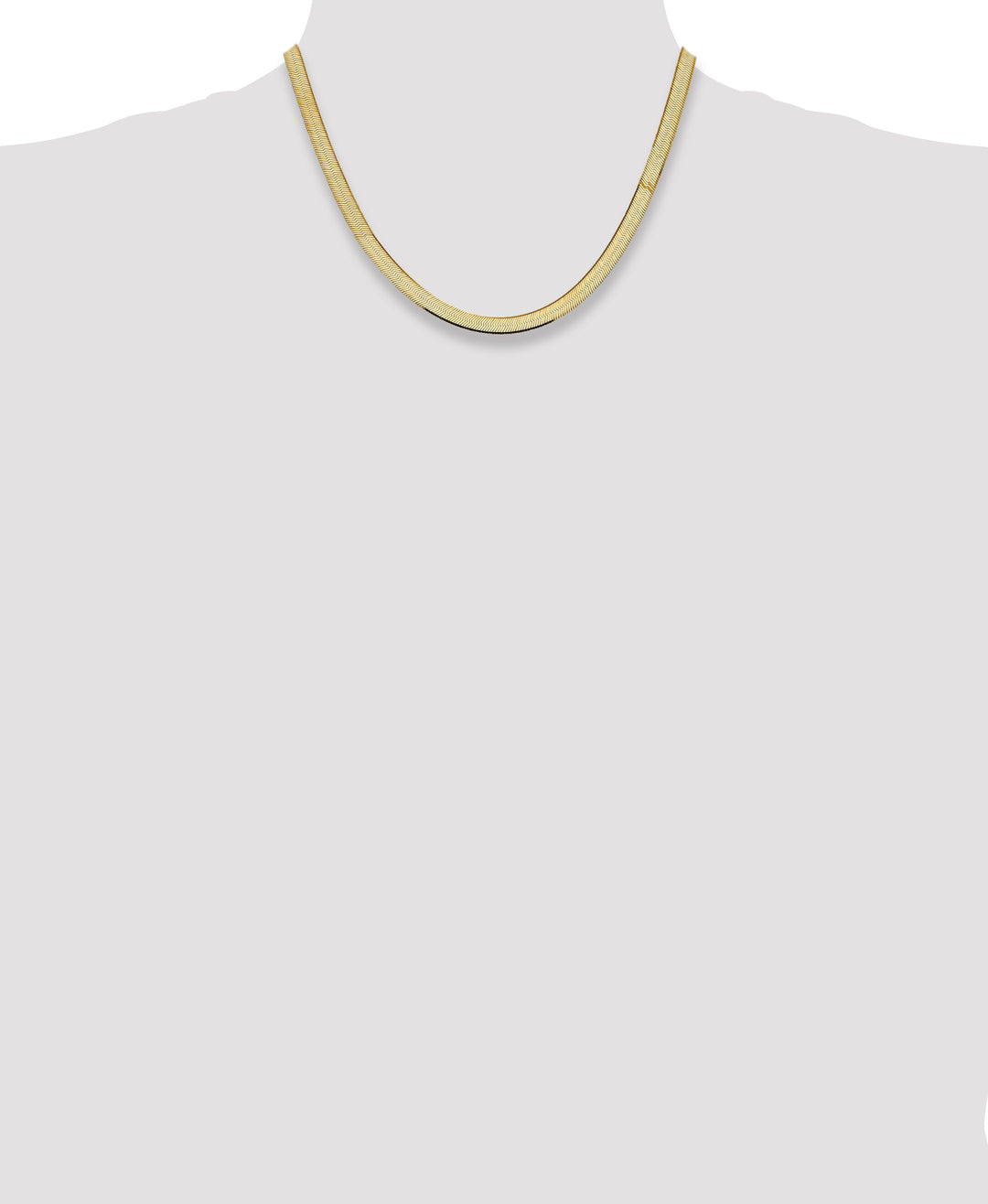 14k 5.5mm Silky Herringbone Chain