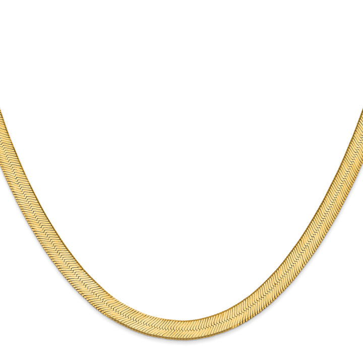 14k 6.5mm Silky Herringbone Chain