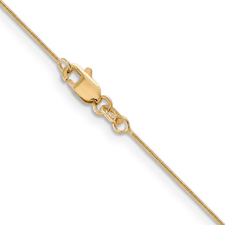 14k .65mm Round Snake Chain