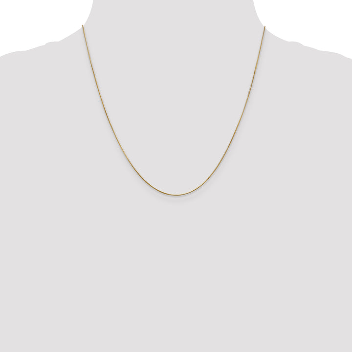14k .65mm Round Snake Chain