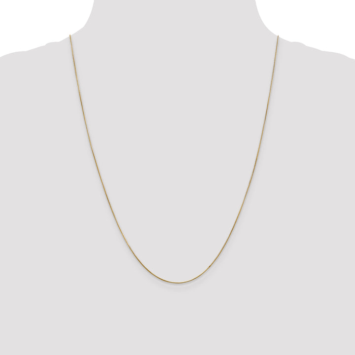 14k .65mm Round Snake Chain