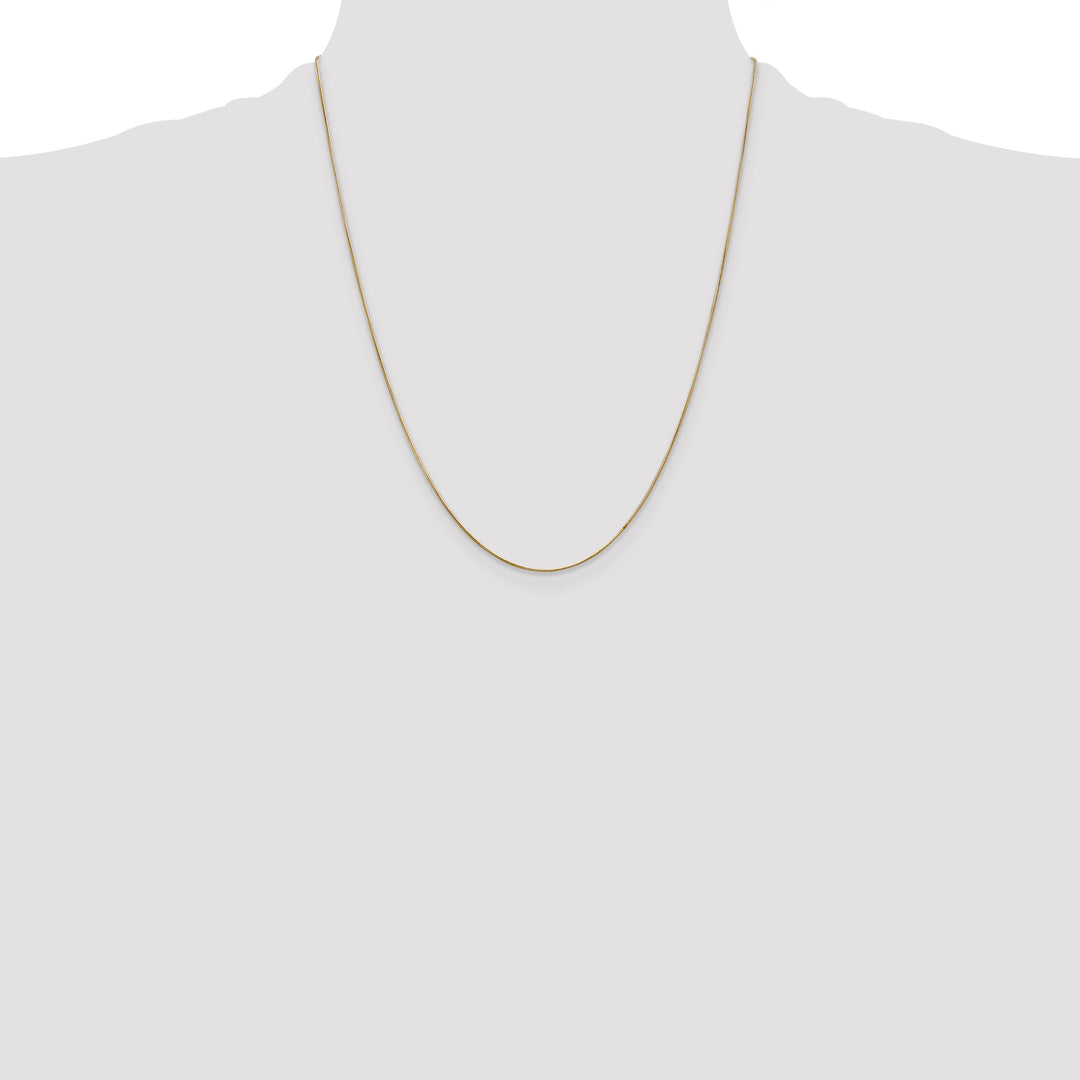14k .65mm Round Snake Chain