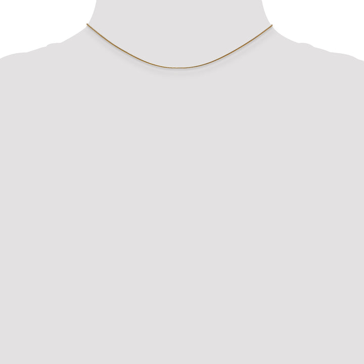 14k .8mm Round Snake Chain
