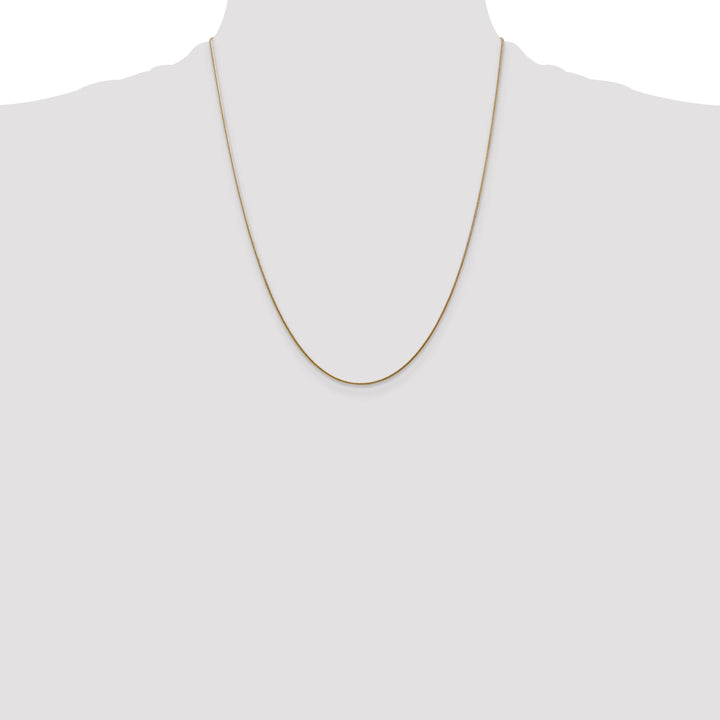 14k .8mm Round Snake Chain
