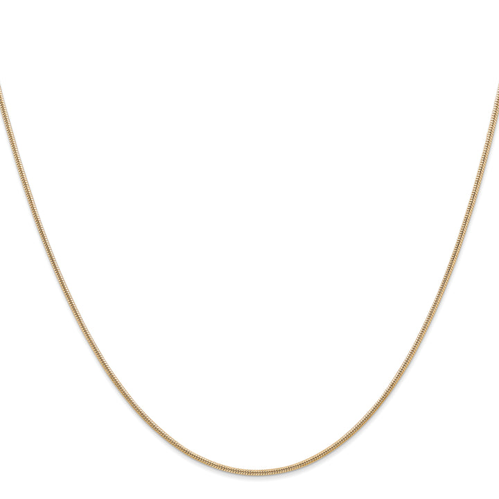 14k 1.4mm Round Snake Chain