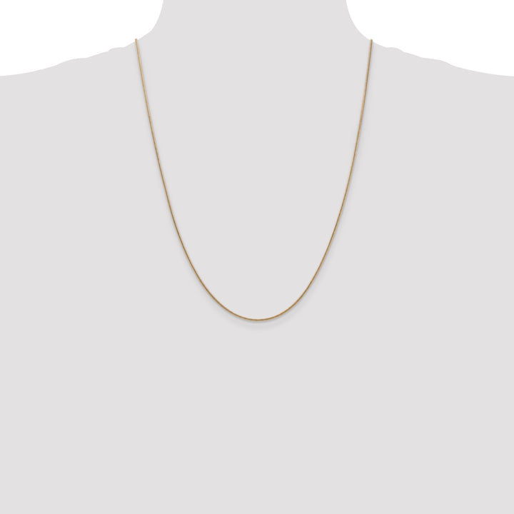 14k 1.4mm Round Snake Chain