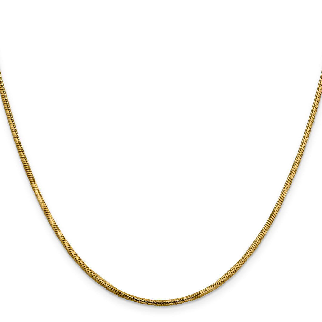 14k 1.85mm Round Snake Chain