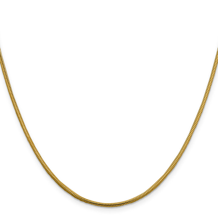 14k 1.85mm Round Snake Chain