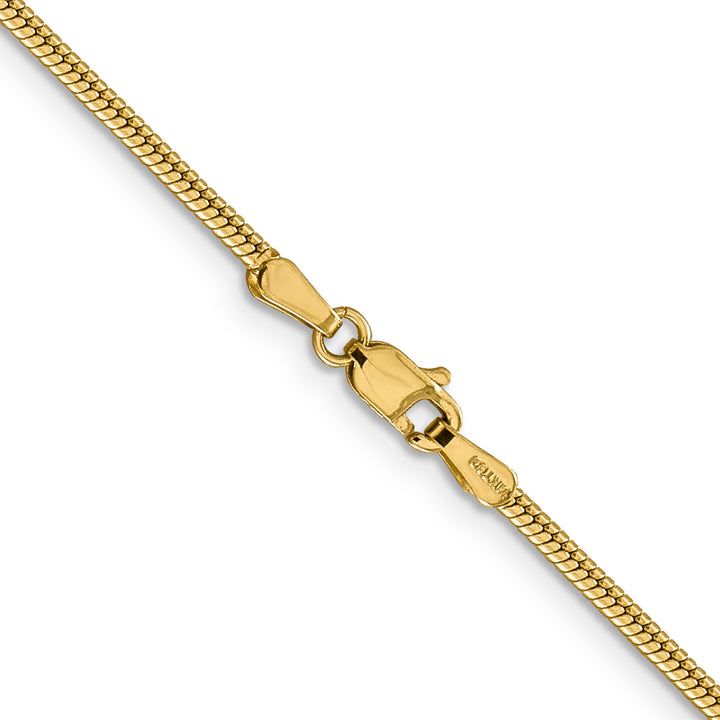 14k 1.85mm Round Snake Chain