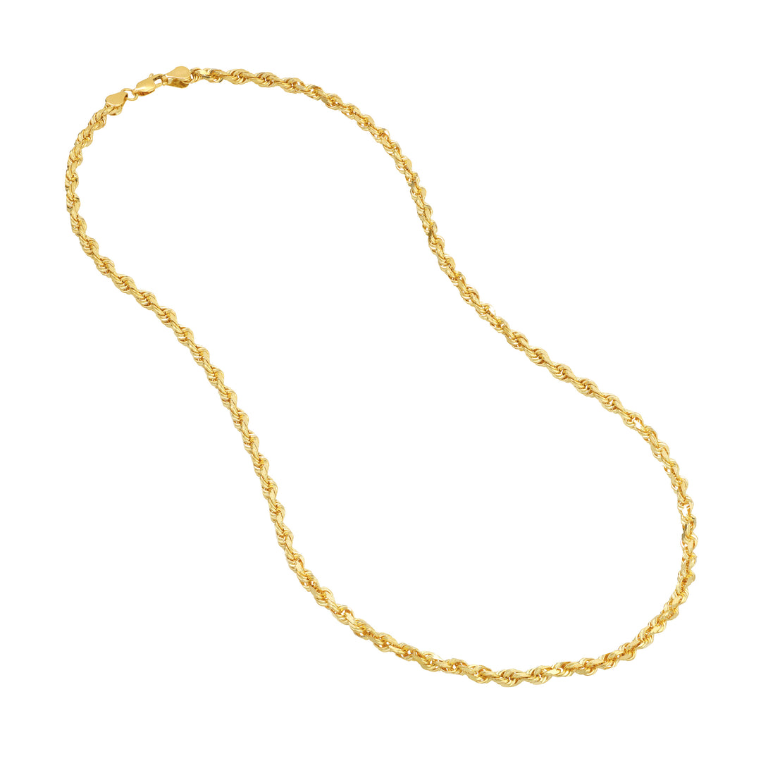 4.4mm D/C Rope Chain with Lobster Lock
