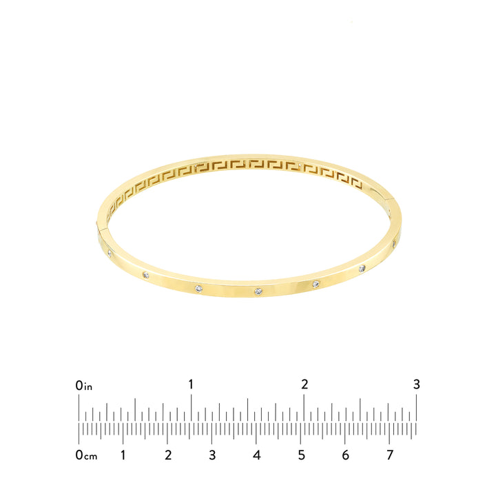 Diamond Square Tube Bangle