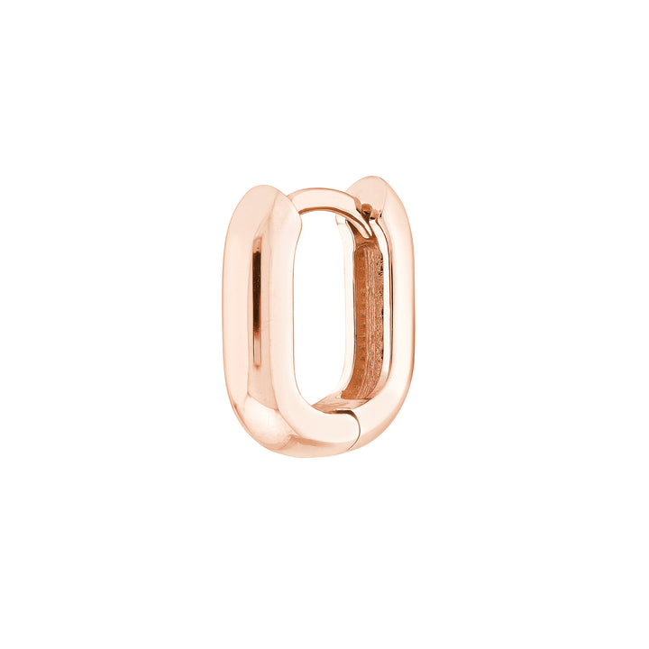 12mm Oblong Polished Mini Hoops