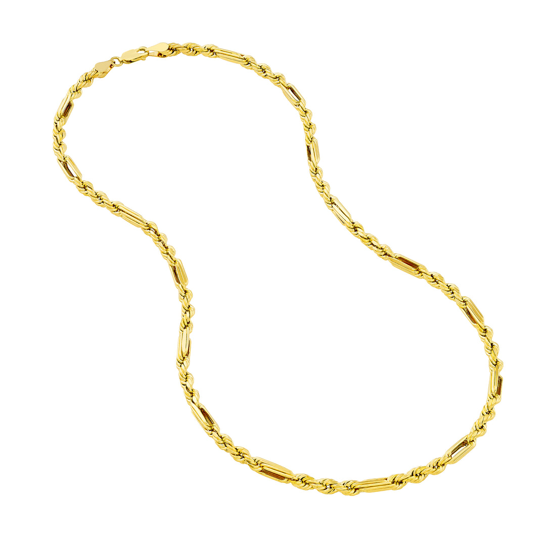 4.00mm D/C Hollow Figarope Milano Chain