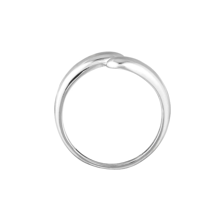 Sterling Silver Polished Bypass Ring
