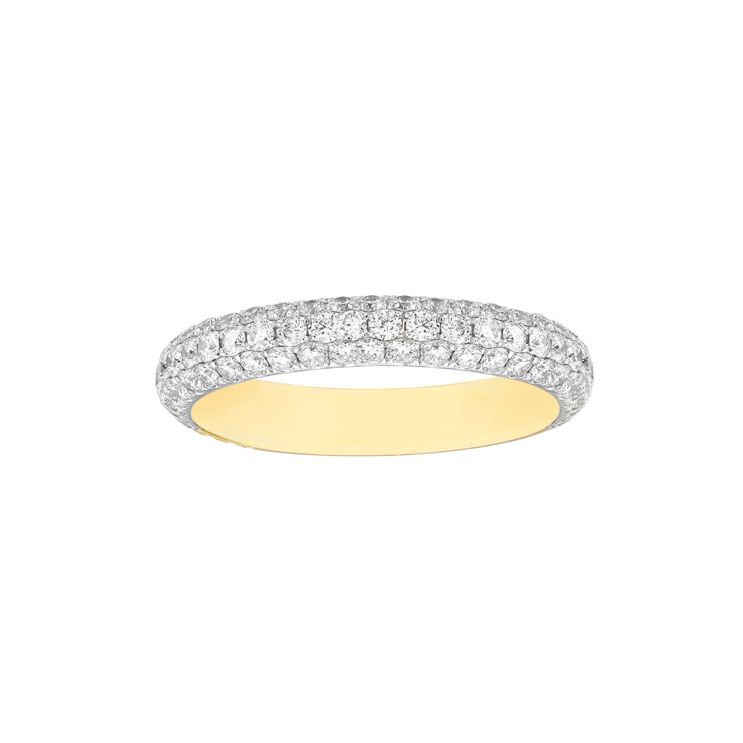 Pave Diamond Stackable Band (3/4tcw)
