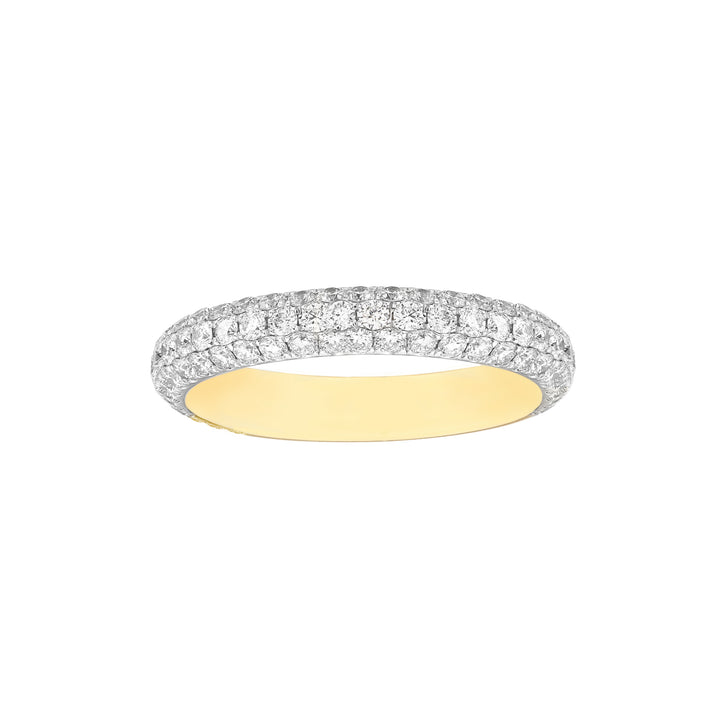 Pave Diamond Stackable Band (3/4tcw)