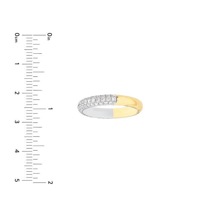 Pave Diamond Stackable Band (3/4tcw)
