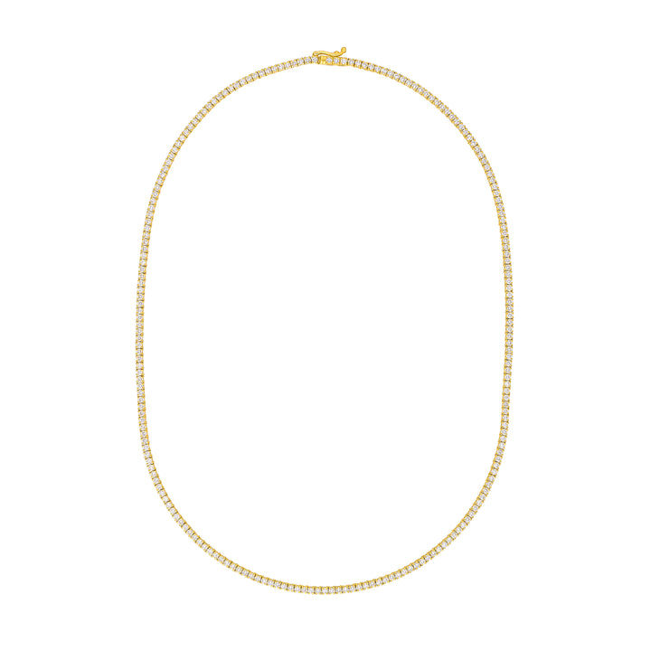 Diamond 16 Tennis Necklace (4-1/2tcw)