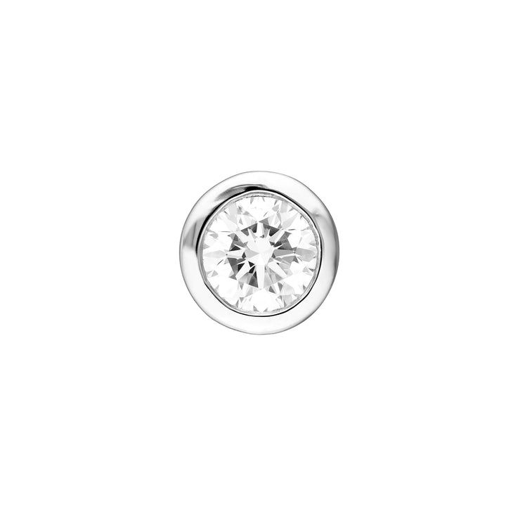1/2tcw Round Diamond Martini Bezel Stud Earrings