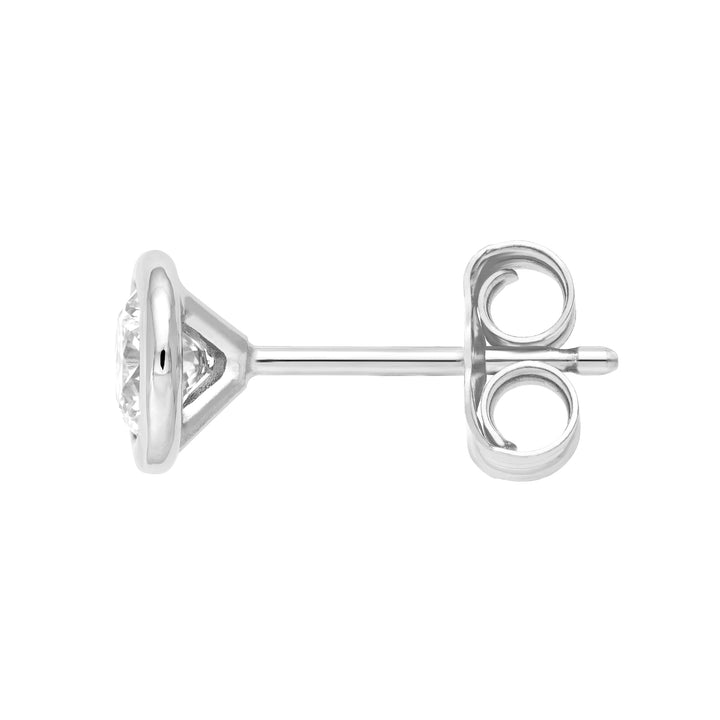 3/8tcw Round Diamond Martini Stud Earrings