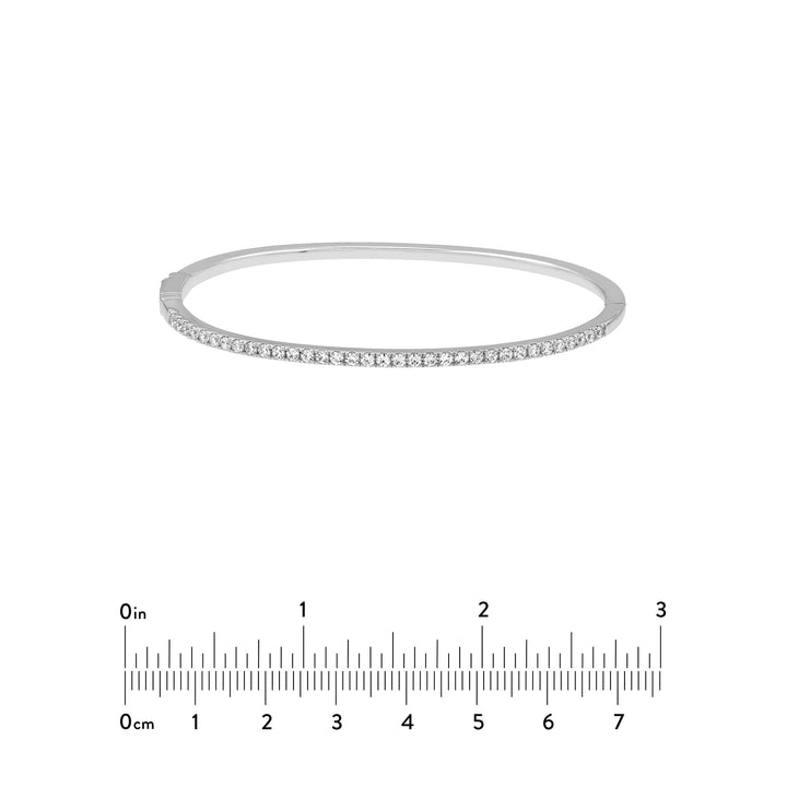Diamond Half Bangle Bracelet (7/8tcw)