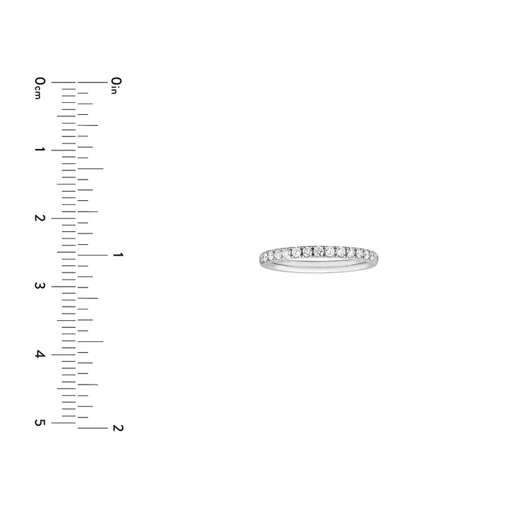1/4ct Diamond Half Eternity Band