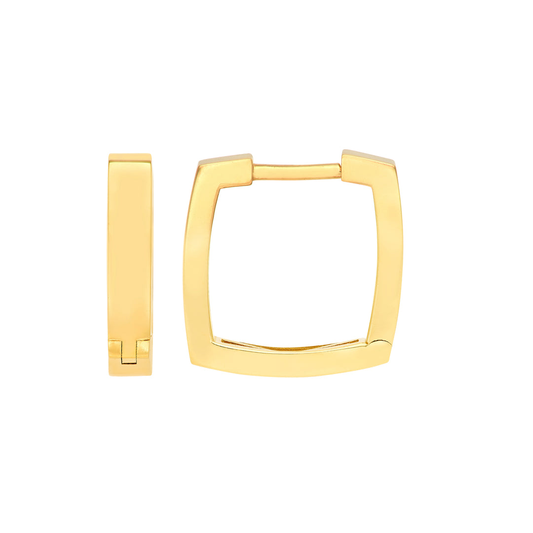 Large Square Hoop Earrings