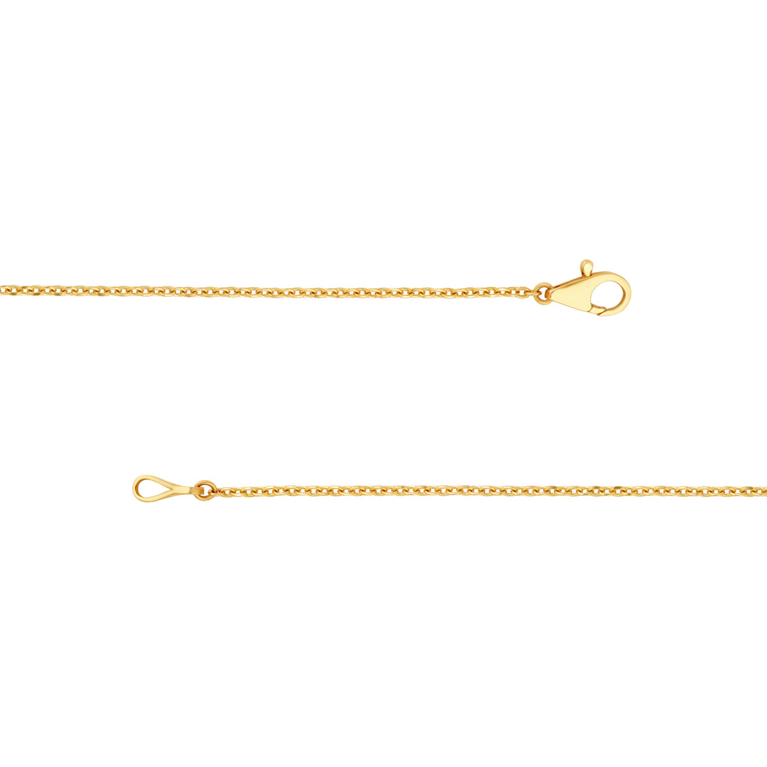 Round Ascending Diamond Necklace (1tcw)