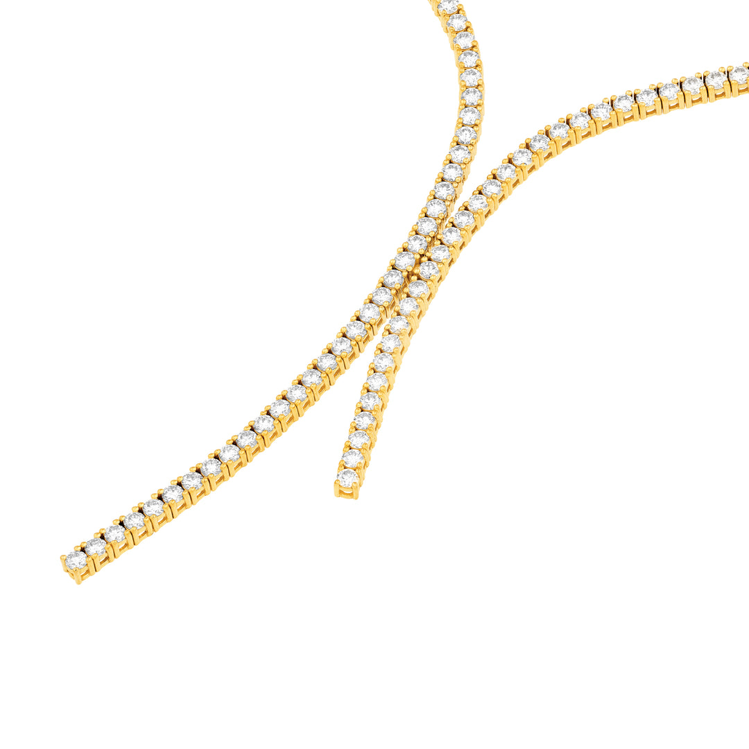 Round 4-7/8tcw Diamond Lariat Necklace