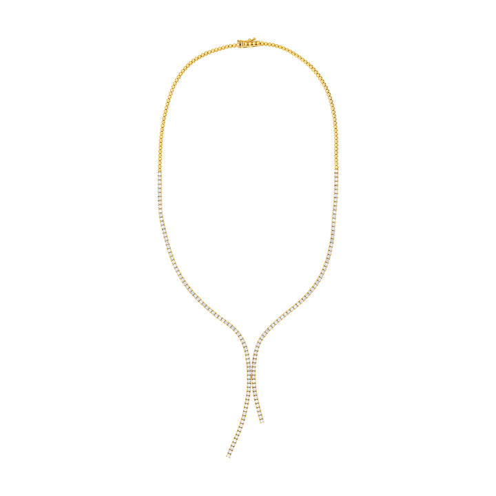 Round 4-7/8tcw Diamond Lariat Necklace