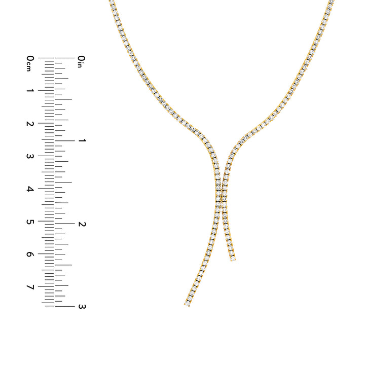 Round 4-7/8tcw Diamond Lariat Necklace
