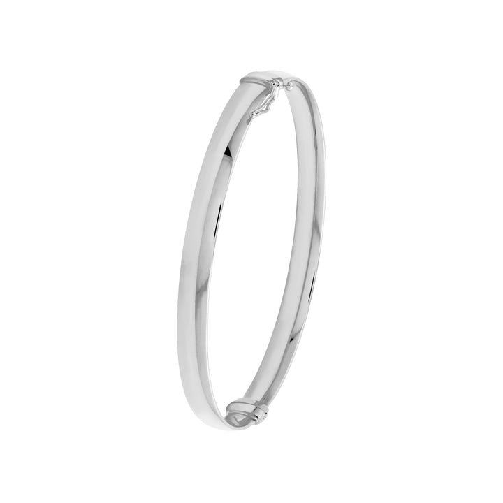 6mm Flat Oval Tube Bangle