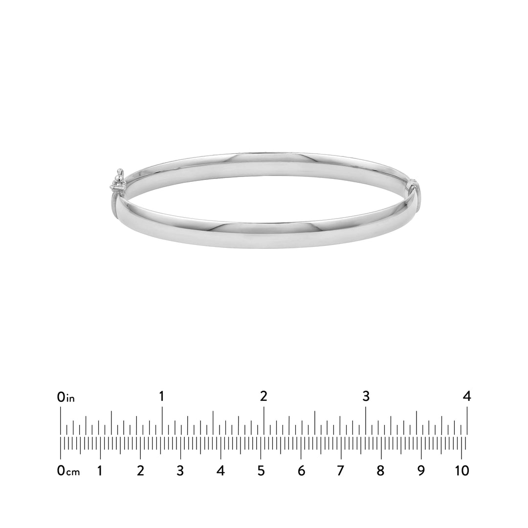 6mm Flat Oval Tube Bangle