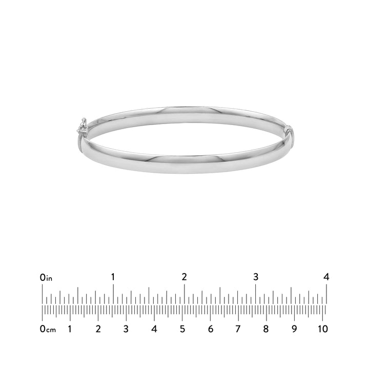 6mm Flat Oval Tube Bangle