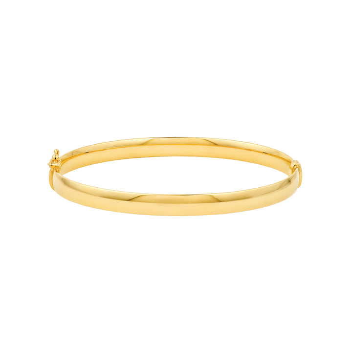 6mm Flat Oval Tube Bangle