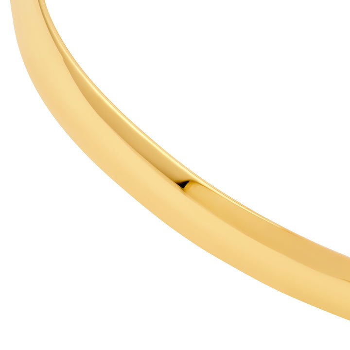 6mm Flat Oval Tube Bangle