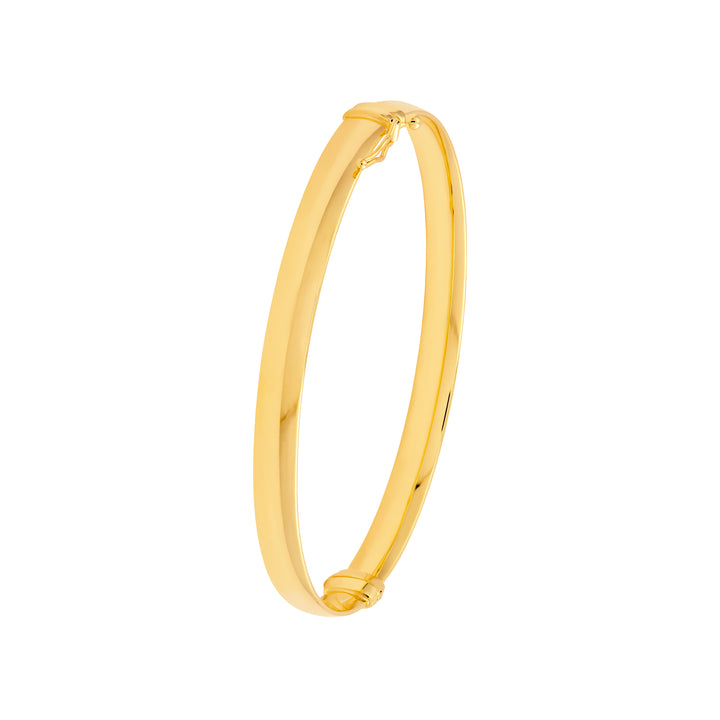 6mm Flat Oval Tube Bangle
