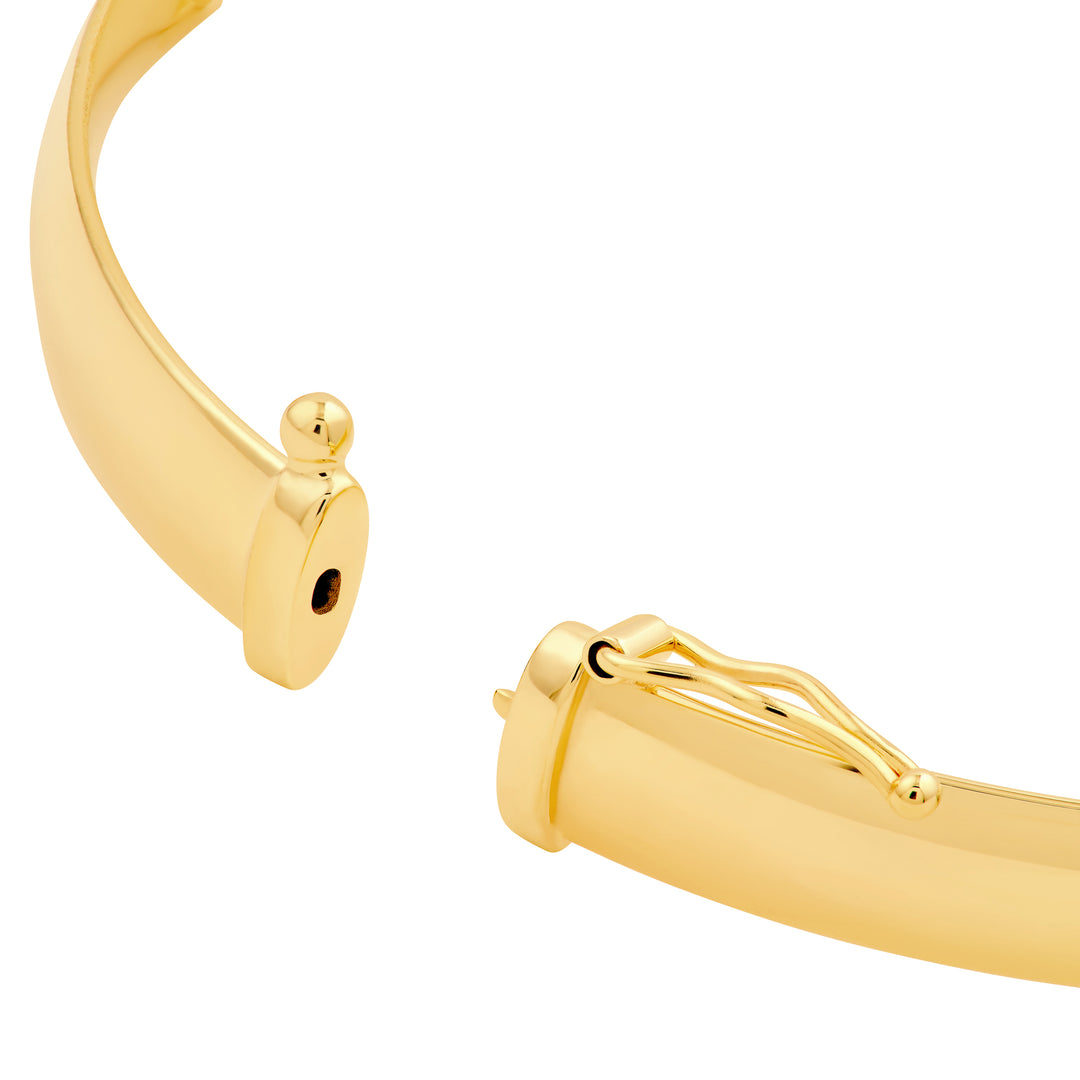 6mm Flat Oval Tube Bangle