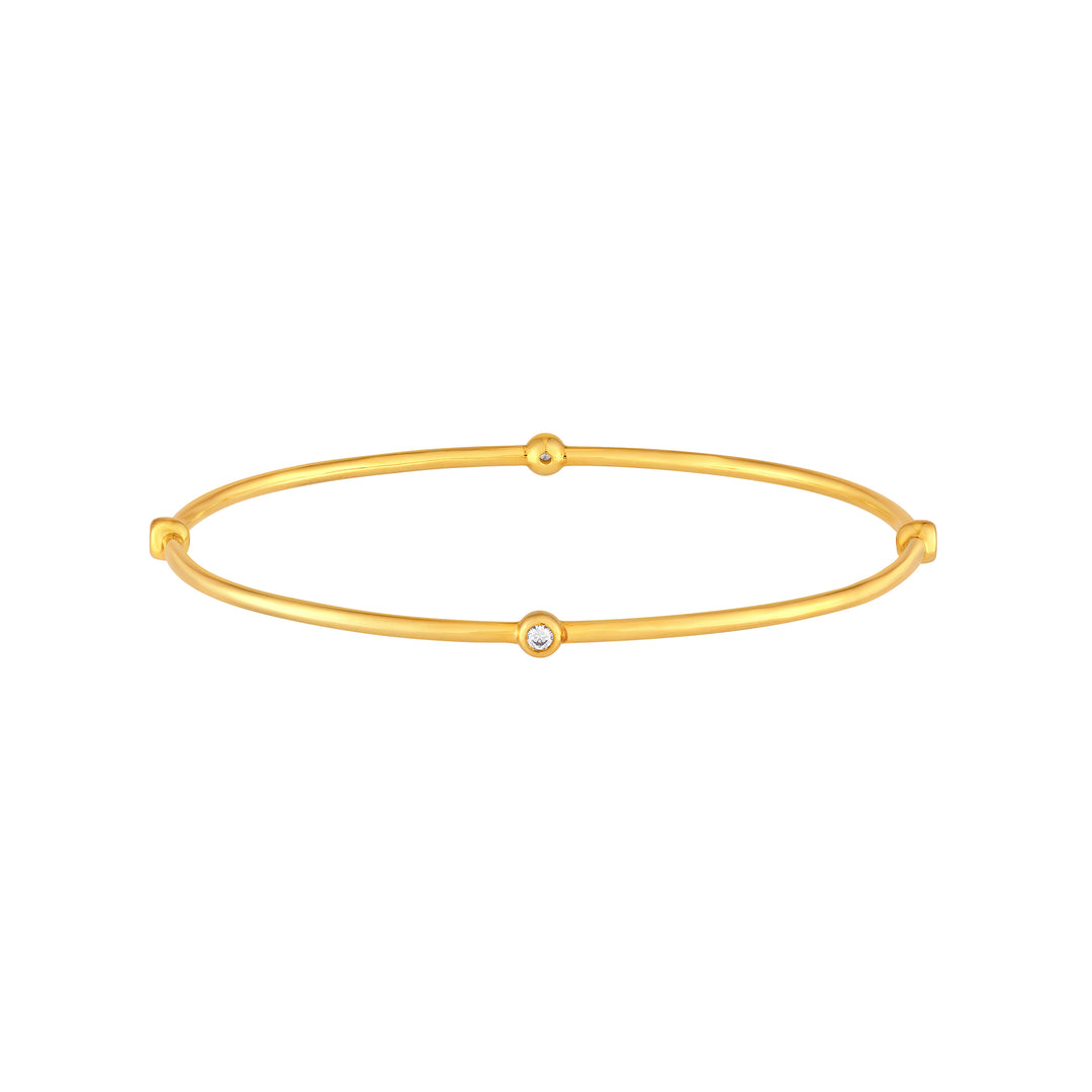 Melodie Bangle (Round Diamond)