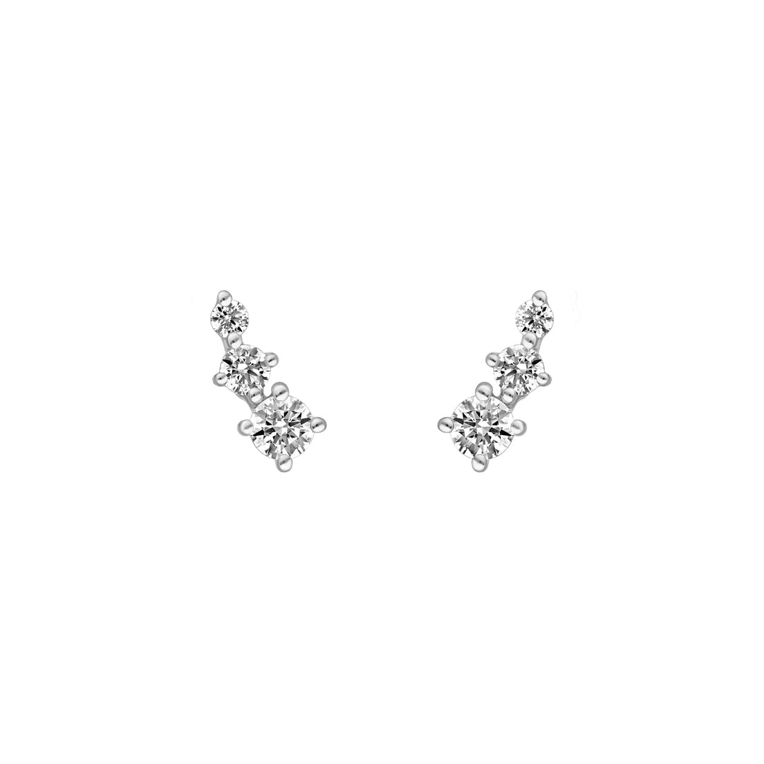 1/5tcw Diamond Graduated Earrings