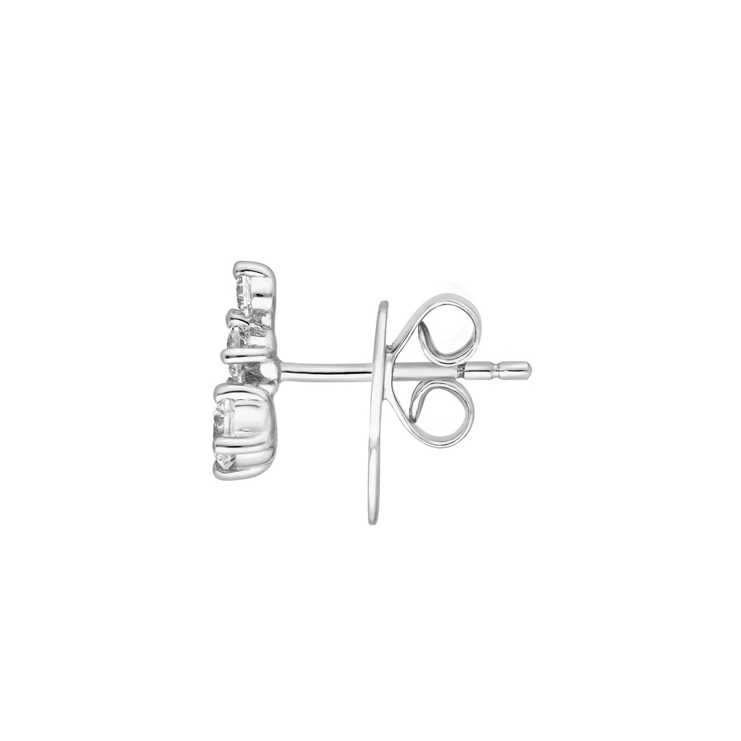 1/5tcw Diamond Graduated Earrings