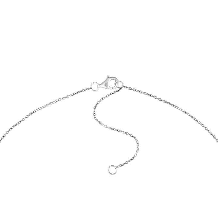 1-3/8tcw Multi Stone Diamond Cluster Necklace