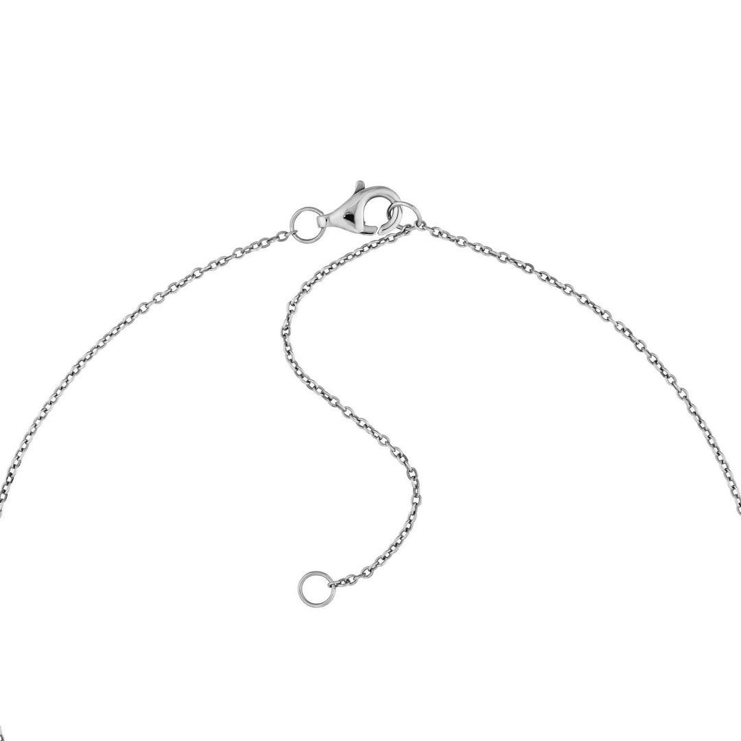 2tcw Pear & Round Diamond Station Necklace