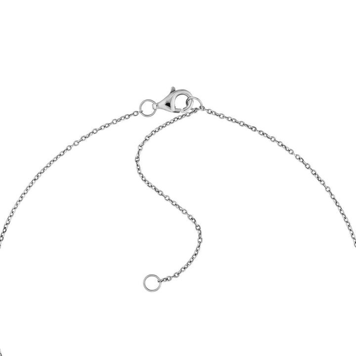2tcw Pear & Round Diamond Station Necklace